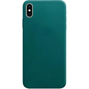 Чехол Apple iPhone XS Max Silicone Case Candy Forest Green