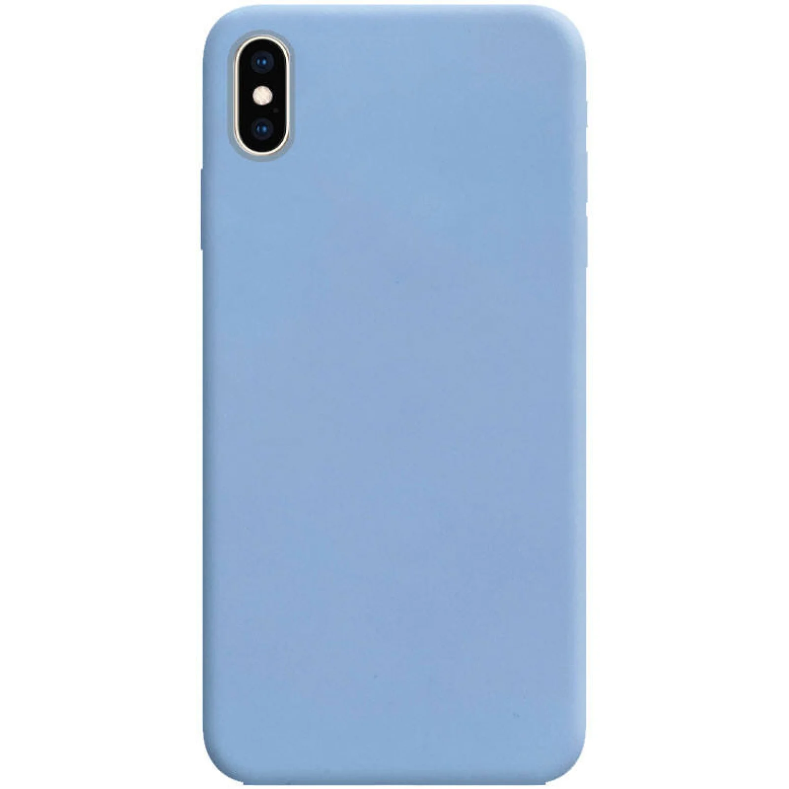 Чохол Apple iPhone XS Max Silicone Case Candy Lilac Blue