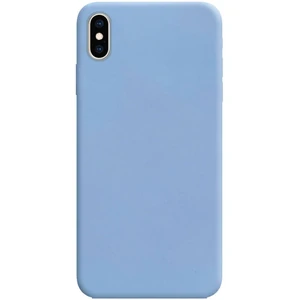 Чехол Apple iPhone XS Max Silicone Case Candy Lilac Blue