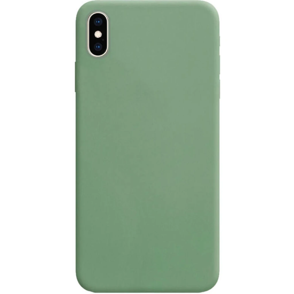 Чехол Apple iPhone X, iPhone XS Silicone Case Candy Pistachio