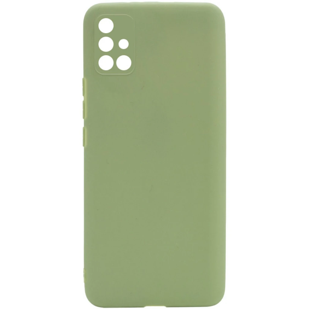 Чехол Samsung Galaxy A51 SM-A515 Silicone Case Candy Full Camera Pistachio