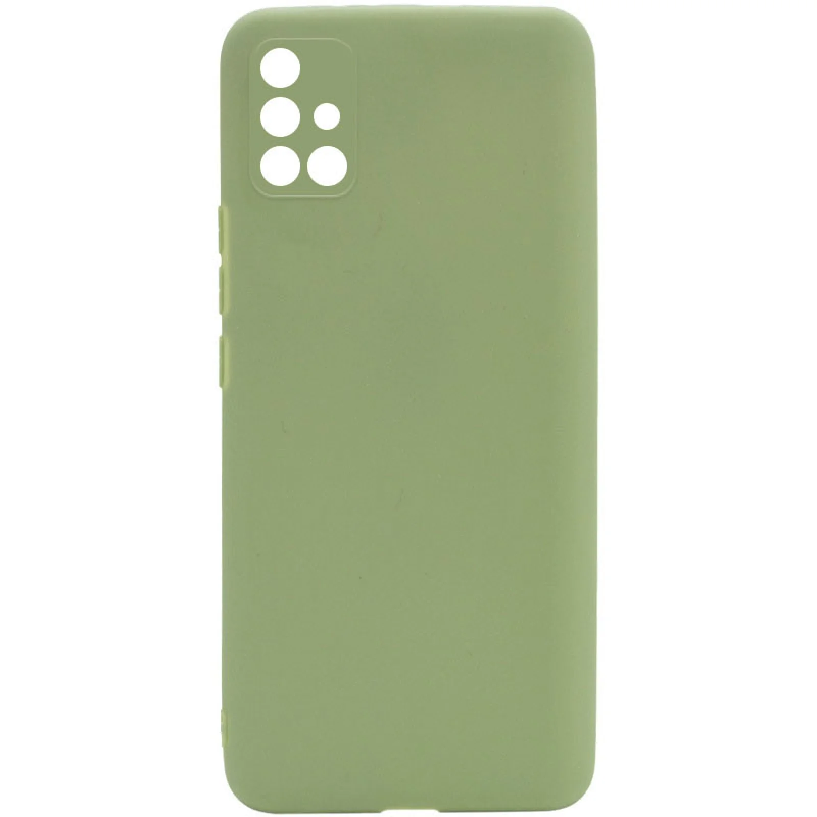 Чохол Samsung Galaxy A51 SM-A515 Silicone Case Candy Full Camera Pistachio