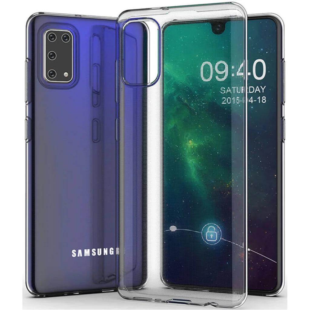 Накладка WS Silicon Case Clear для Samsung Galaxy A41 2020 (SM-A415)