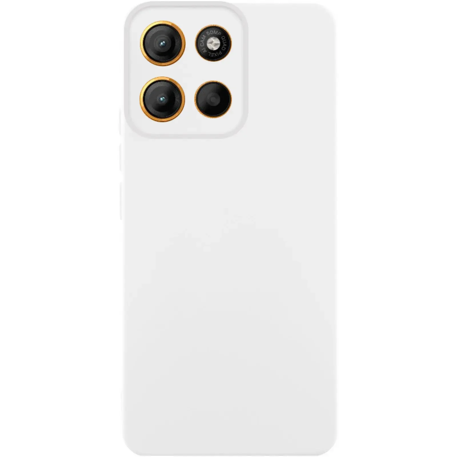 Чохол Silicone Cover Ummi Lakshmi Full Camera (AA) для Motorola Moto G15 4G White