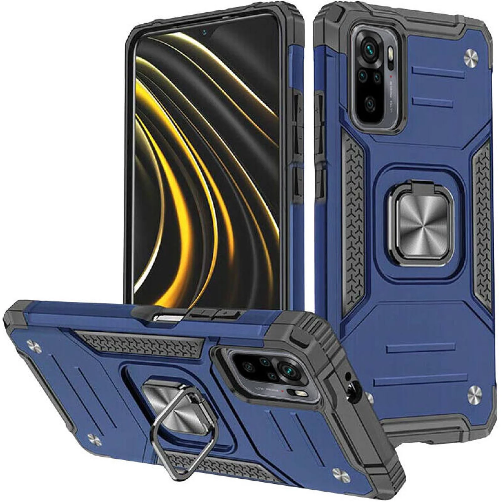 Чохол Union Ring for Magnet Blue для Xiaomi Redmi Note 10