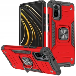 Цвет: Красный - Чехол Union Ring for Magnet Red для Xiaomi Redmi Note 10, Xiaomi Redmi Note 10S