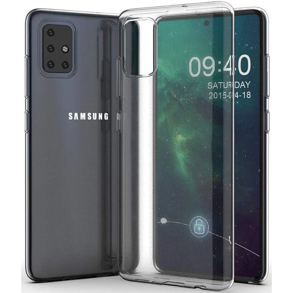 Накладка WS Silicon Case Clear для Samsung Galaxy A31 2020 (SM-A315)
