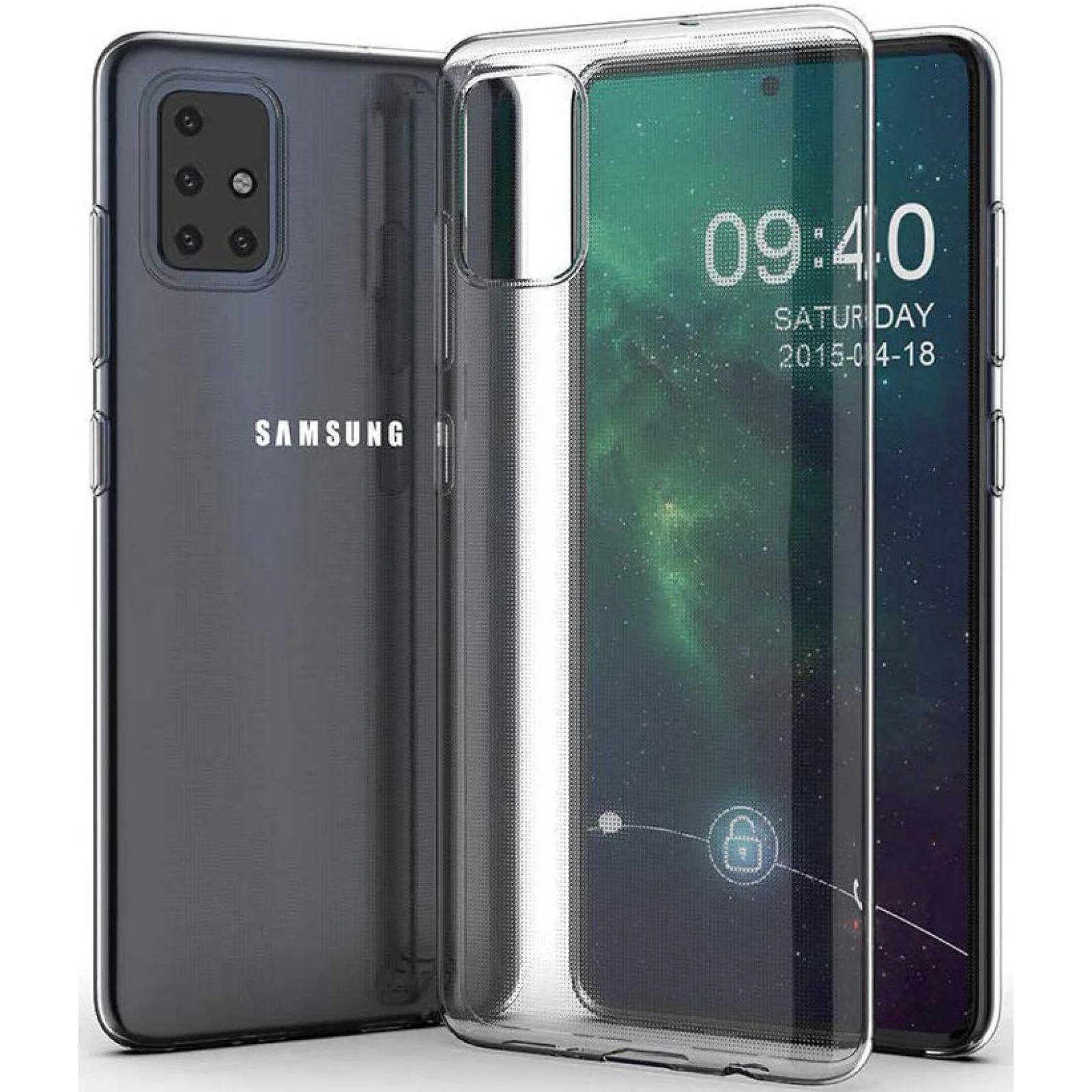 Накладка WS Silicon Case Clear для Samsung Galaxy A31 2020 (SM-A315)