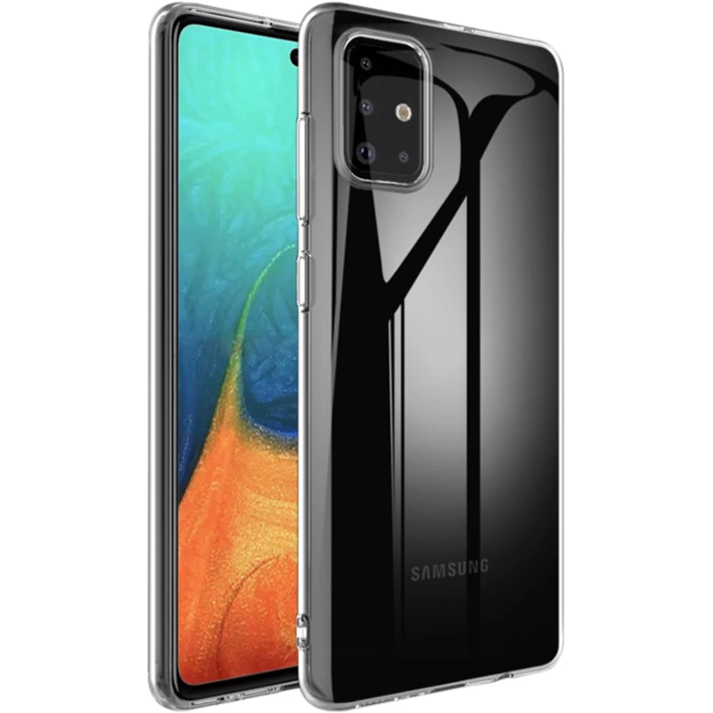 Накладка WS Silicon Case Clear для Samsung Galaxy A51 2020 (SM-A515)