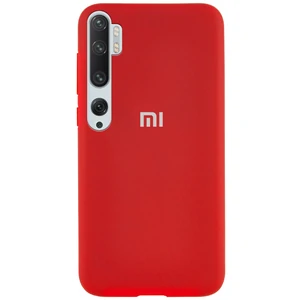 Цвет: Красный - Чехол Silicone Case Full Protective Red для Xiaomi Mi Note 10, Xiaomi Mi Note 10 Pro