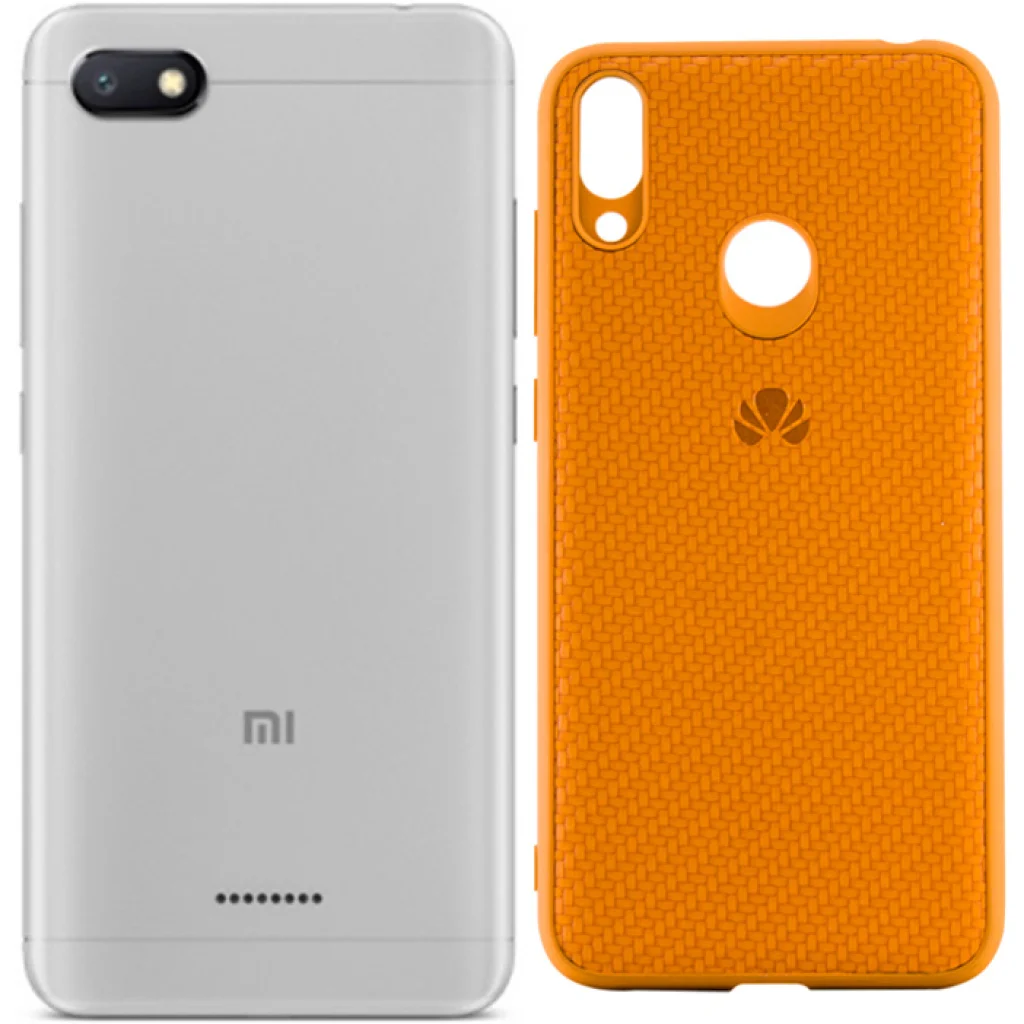 Чохол Xiaomi Redmi 6a Silicone Plexus Case Orange