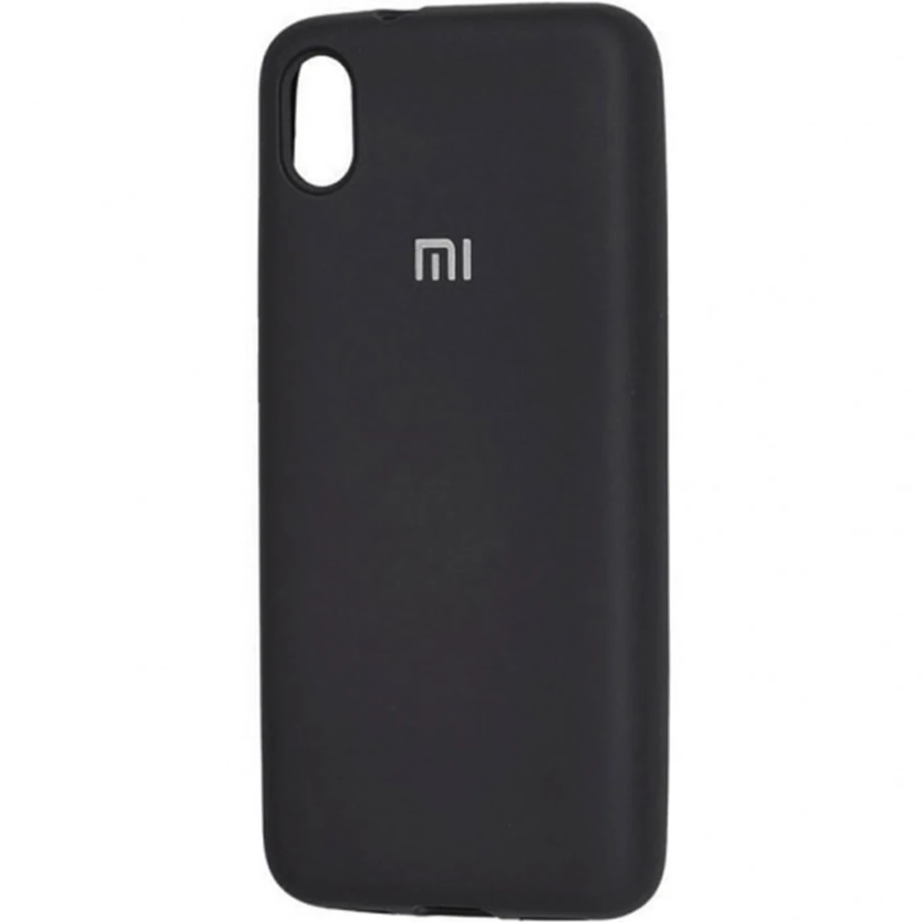 Чохол Silicone Case Full Protective Black для Xiaomi Redmi 7a