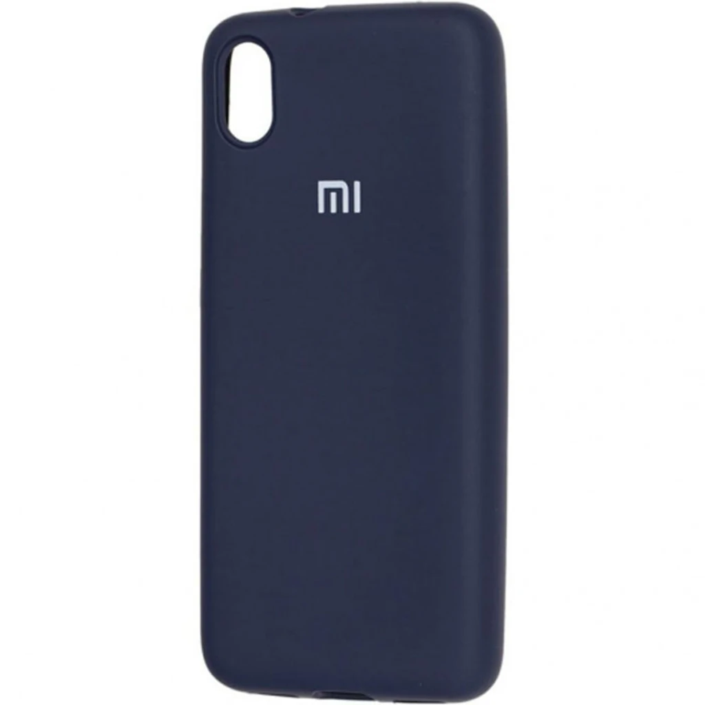 Чехол Silicone Case Full Protective Dark Blue для Xiaomi Redmi 7a