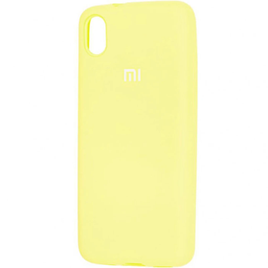 Чохол Silicone Case Full Protective Yellow для Xiaomi Redmi 7a