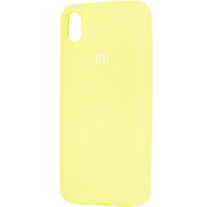 Колір: Жовтий - Чохол Silicone Case Full Protective Yellow для Xiaomi Redmi 7a
