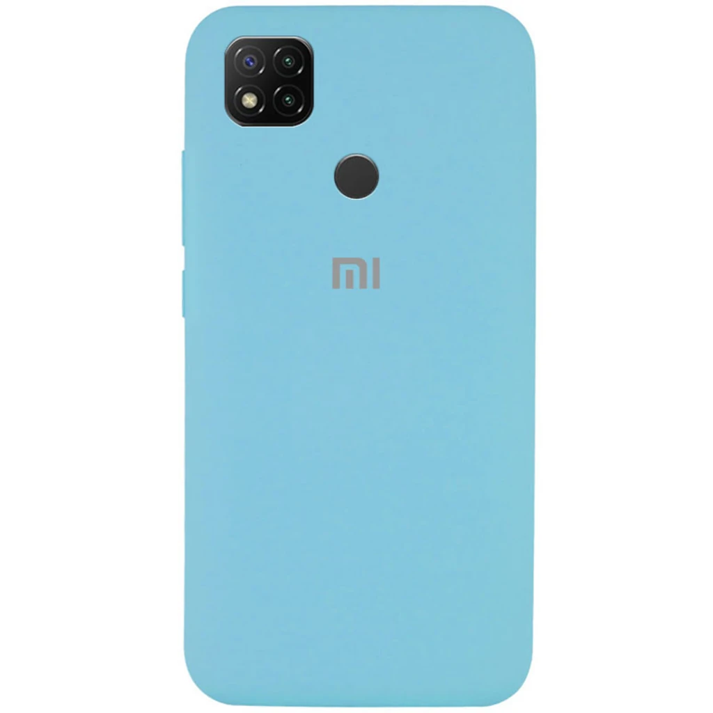 Чохол Silicone Case Full Protective Light Blue для Xiaomi Redmi 9c, Xiaomi Redmi 10A