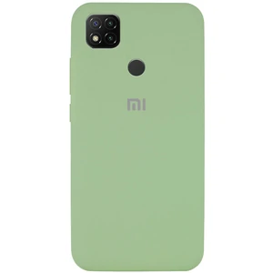 Цвет: Зеленый - Чехол Silicone Case Full Protective Mint для Xiaomi Redmi 9c, Xiaomi Redmi 10A