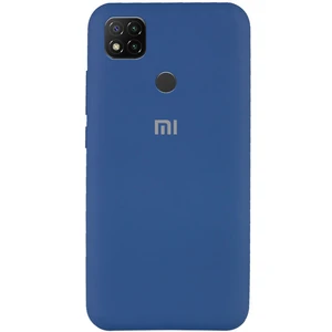 Цвет: Синий - Чехол Silicone Case Full Protective Navy Blue для Xiaomi Redmi 9c, Xiaomi Redmi 10A