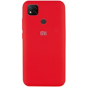 Цвет: Красный - Чехол Silicone Case Full Protective Red для Xiaomi Redmi 9c, Xiaomi Redmi 10A