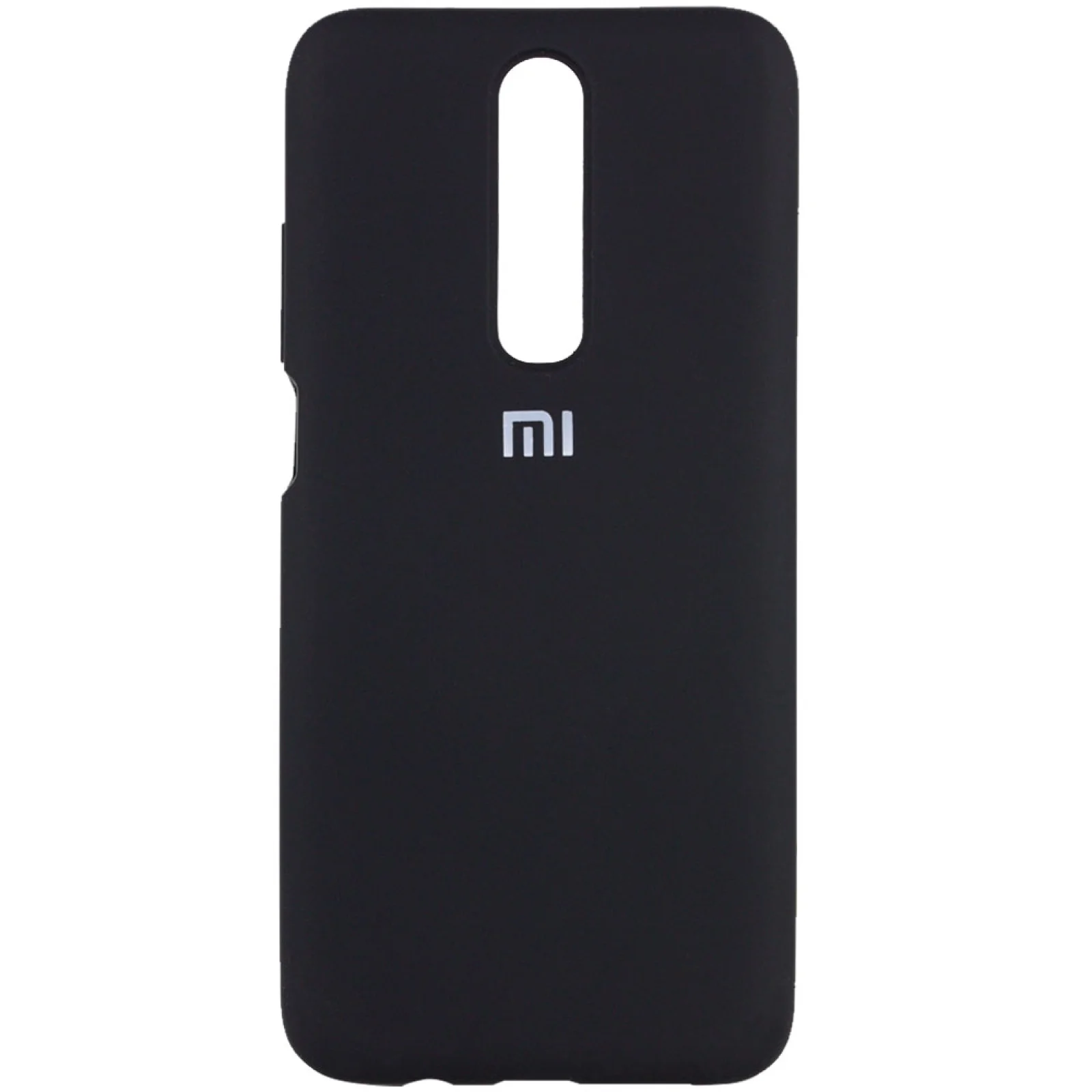 Чехол Silicone Case Full Protective Black для Xiaomi Redmi K30