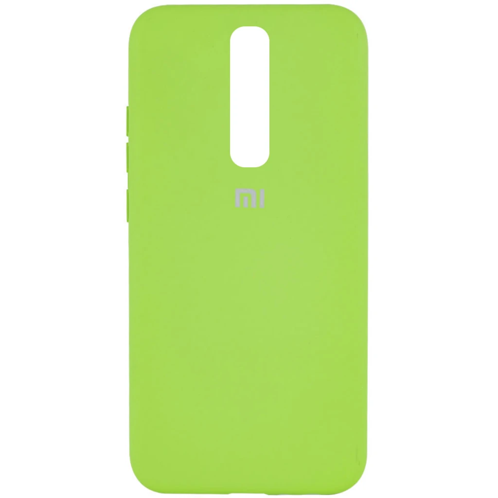 Чехол Silicone Case Full Protective Light Green для Xiaomi Redmi K30