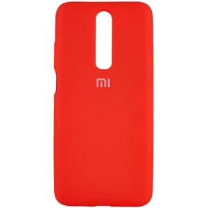 Цвет: Красный - Чехол Silicone Case Full Protective Red для Xiaomi Redmi K30