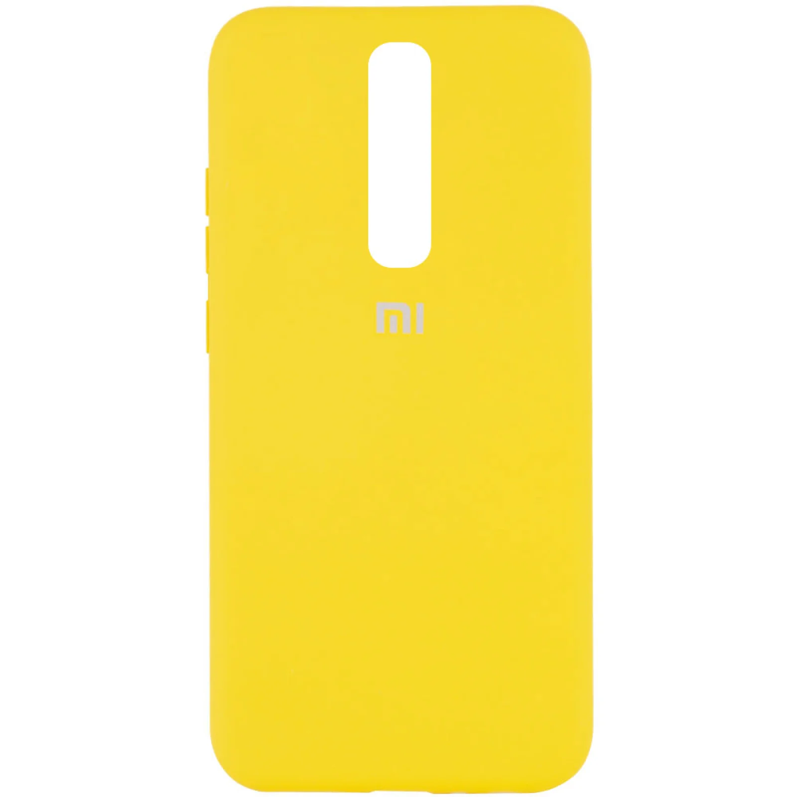 Чехол Silicone Case Full Protective Yellow для Xiaomi Redmi K30