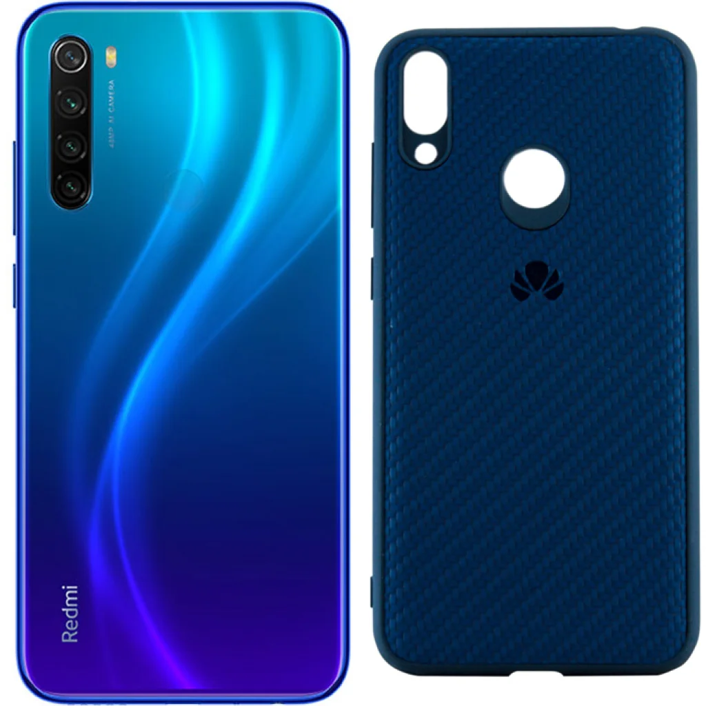 Чехол Xiaomi Redmi Note 8, Xiaomi Redmi Note 8 2021 Silicone Plexus Case Blue
