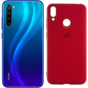 Цвет: Красный - Чехол Xiaomi Redmi Note 8, Xiaomi Redmi Note 8 2021 Silicone Plexus Case Red