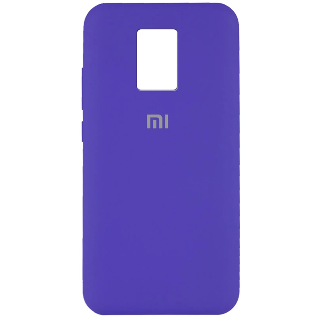 Чохол Silicone Case Full Protective Purple для Xiaomi Redmi Note 9s, Redmi Note 9 Pro, Redmi Note 9 Pro Max