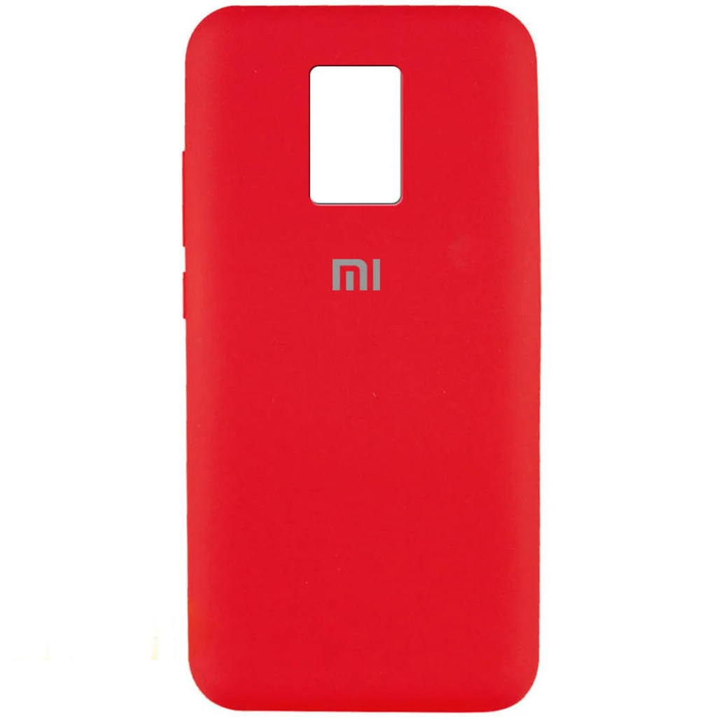 Чохол Silicone Case Full Protective Red для Xiaomi Redmi Note 9s, Redmi Note 9 Pro, Redmi Note 9 Pro Max