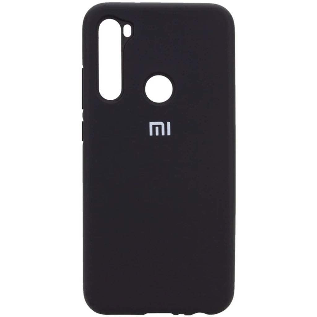 Чехол Silicone Case Full Protective Black для Xiaomi Redmi Note 8, Xiaomi Redmi Note 8 2021