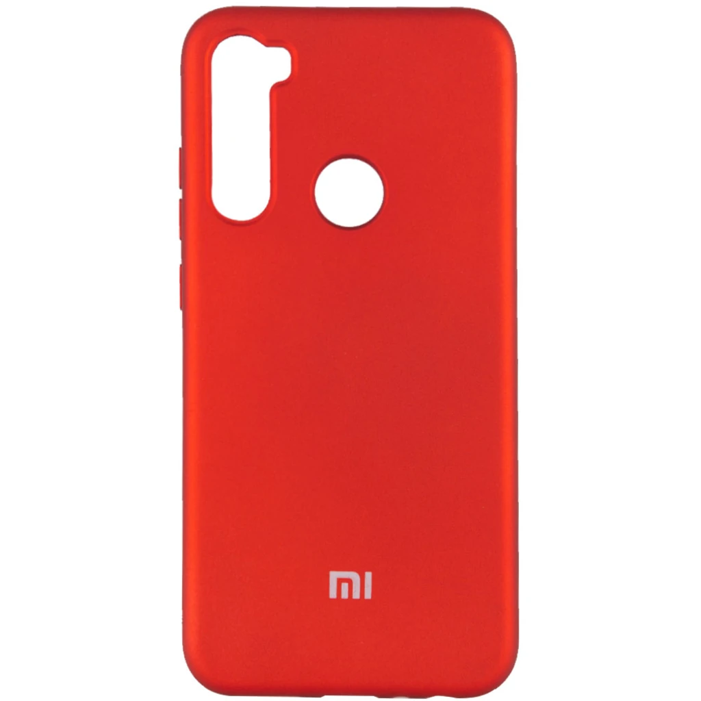 Чехол Silicone Case Full Protective Dark Red для Xiaomi Redmi Note 8, Xiaomi Redmi Note 8 2021