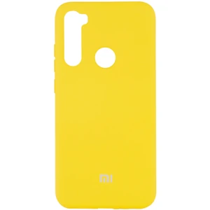 Цвет: Желтый - Чехол Silicone Case Full Protective Yellow для Xiaomi Redmi Note 8, Xiaomi Redmi Note 8 2021
