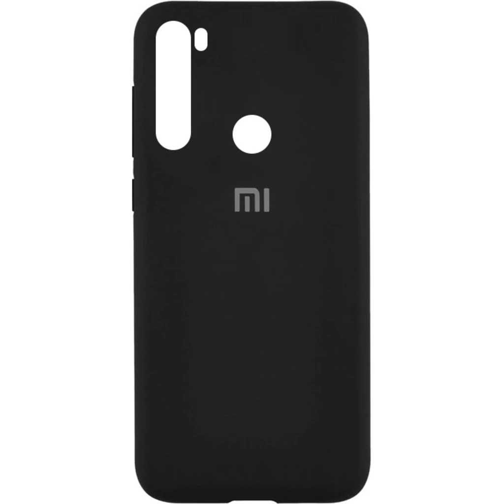 Чехол Silicone Case Full Protective Black для Xiaomi Redmi Note 8T