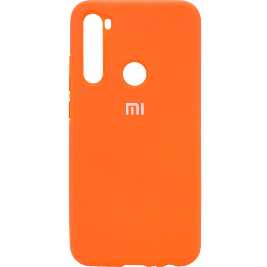 Чохол Silicone Case Full Protective Orange для Xiaomi Redmi Note 8T