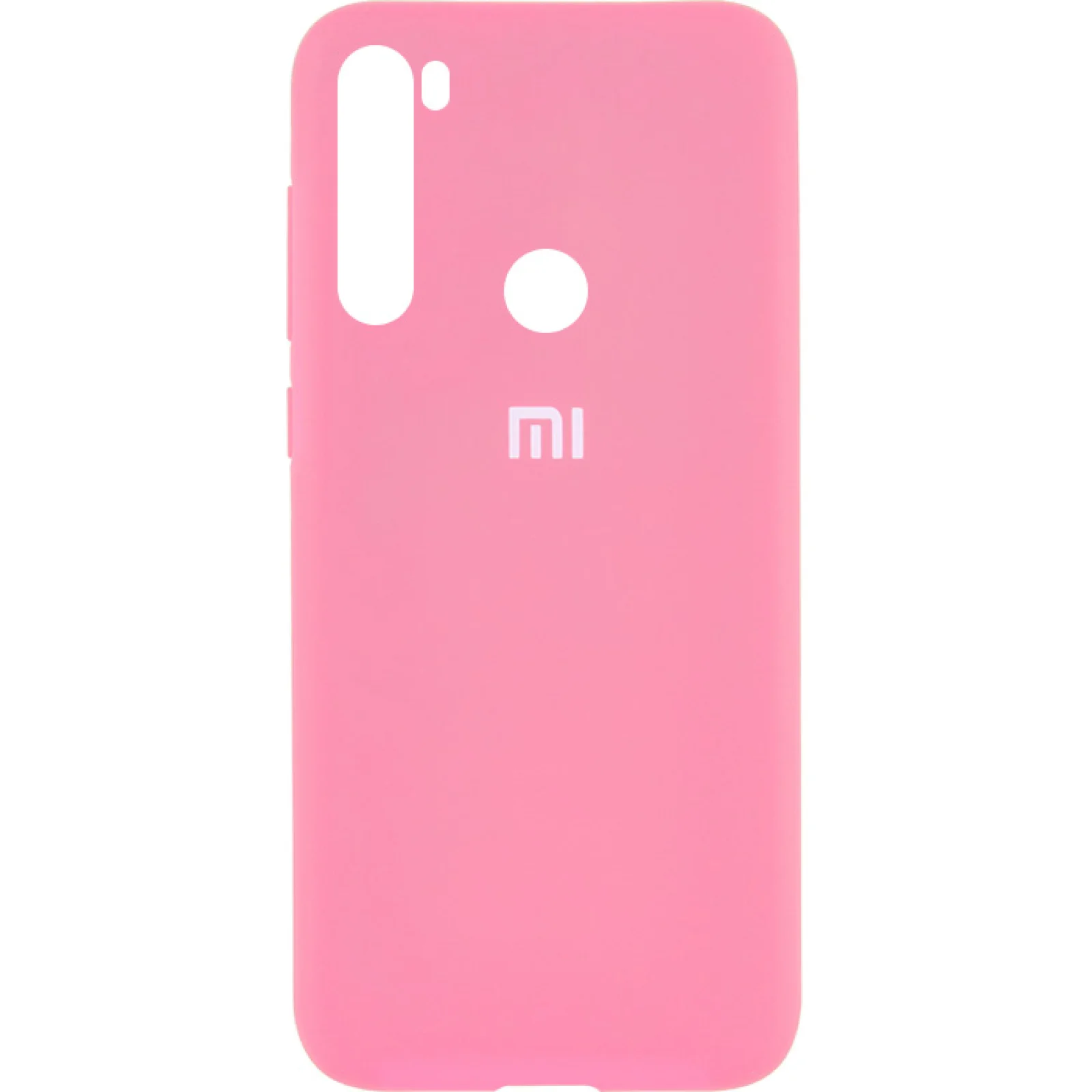 Чехол Silicone Case Full Protective Pink для Xiaomi Redmi Note 8T
