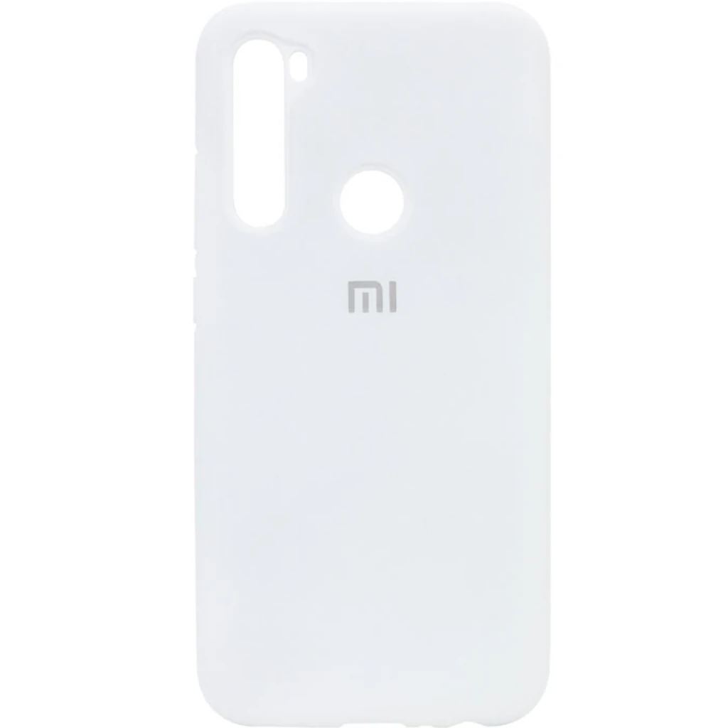 Чехол Silicone Case Full Protective White для Xiaomi Redmi Note 8T