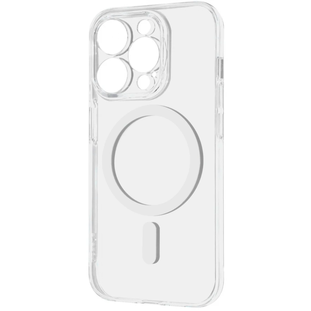 Чохол TPU Baseus Crystal Magnetic Transparent для Apple iPhone 15 Pro