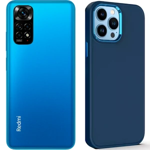 Чехол TPU Bonbon Metal Style Cosmos Blue для Xiaomi Redmi Note 11, Xiaomi Redmi Note 11S