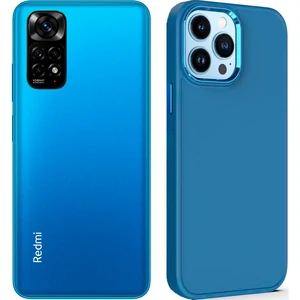 Чехол TPU Bonbon Metal Style Denim Blue для Xiaomi Redmi Note 11, Xiaomi Redmi Note 11S