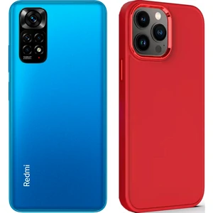 Чехол TPU Bonbon Metal Style Red для Xiaomi Redmi Note 11, Xiaomi Redmi Note 11S