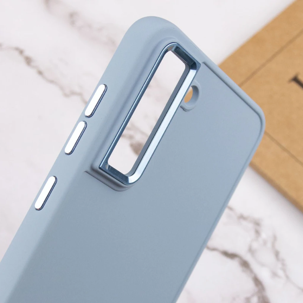 Чохол TPU Bonbon Metal Style Mist Blue для Samsung Galaxy S23 Plus SM-S916
