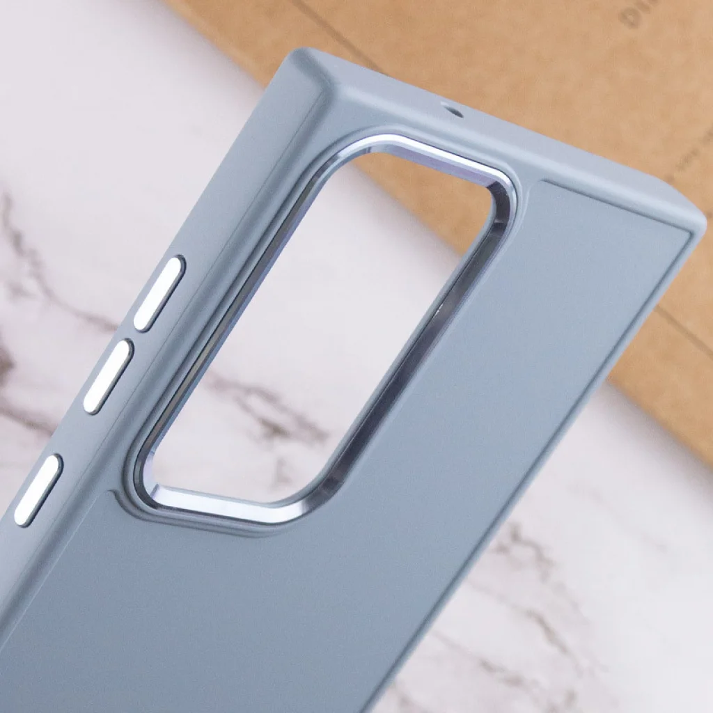Чохол TPU Bonbon Metal Style Mist Blue для Samsung Galaxy S23 Ultra SM-S918