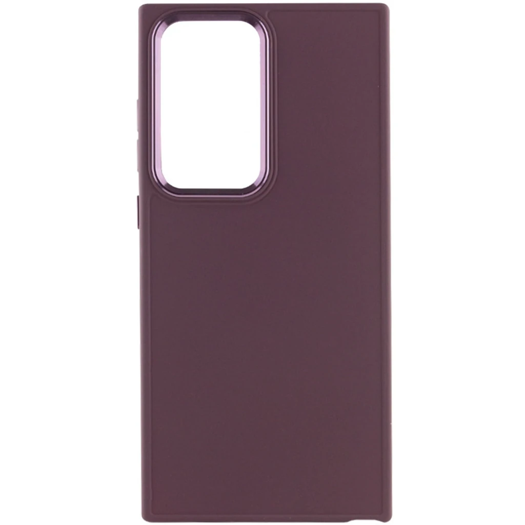 Чохол TPU Bonbon Metal Style Plum для Samsung Galaxy S23 Ultra SM-S918