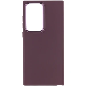Чохол TPU Bonbon Metal Style Plum для Samsung Galaxy S23 Ultra SM-S918