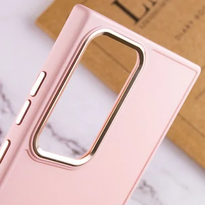 Чехол TPU Bonbon Metal Style Light Pink для Samsung Galaxy S23 Ultra SM-S918