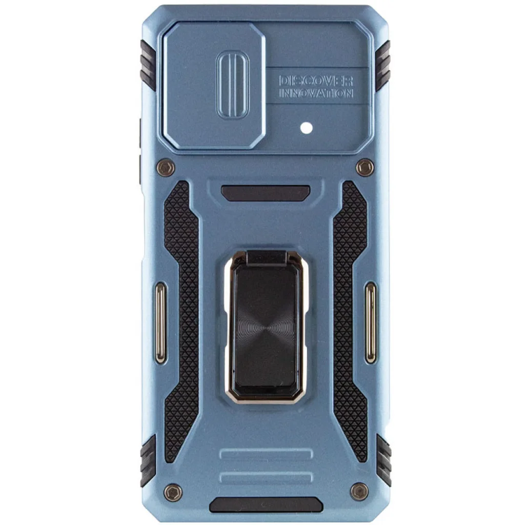Чехол Camshield Army Ring Light Blue для Poco X5 Pro 5G, Xiaomi Redmi Note 12 Pro 5G