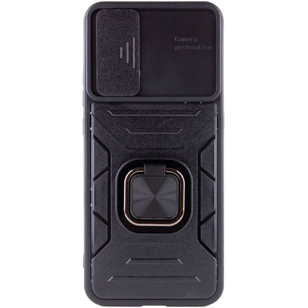 Чохол TPU+PC Camshield Flash Ring Black для Samsung Galaxy A13 SM-A135