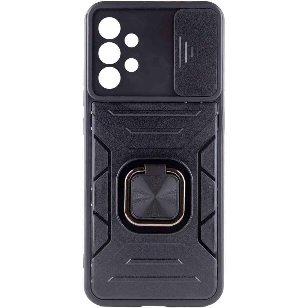 Чохол TPU+PC Camshield Flash Ring Black для Samsung Galaxy A13 SM-A135